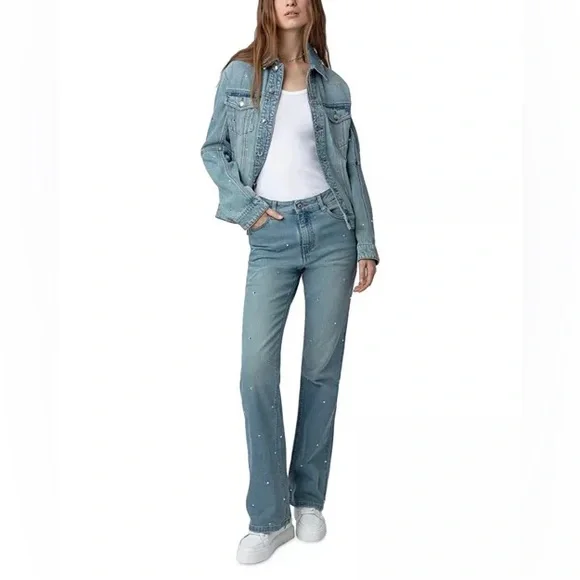Zadig & Voltaire White High-Top Sneakers